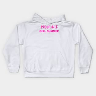 Pregnant Girl Summer Wommen  girl T-shirt Kids Hoodie